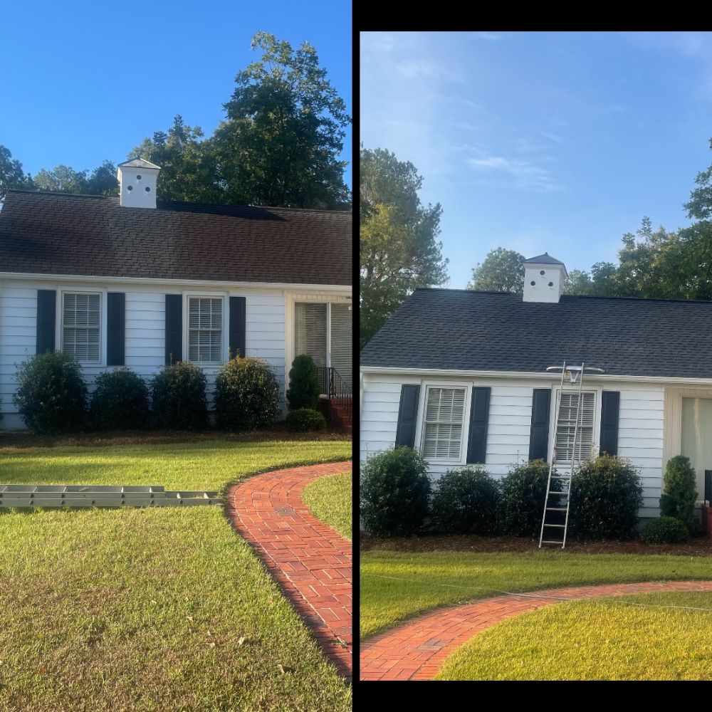 Roof wash chesterfield sc